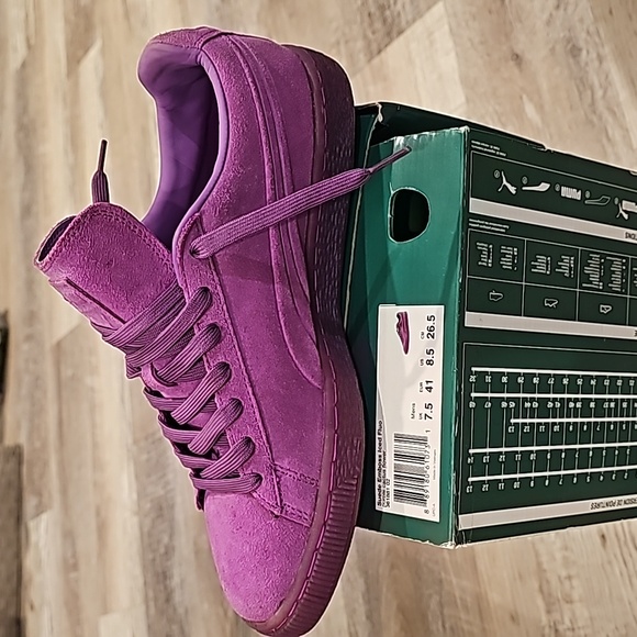 Puma-Suede Emboss Iced Fluo - Picture 1 of 5